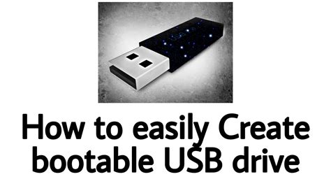 Create a Bootable Drive