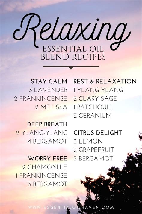 Create a Calm and Relaxing Space with Essential Oils