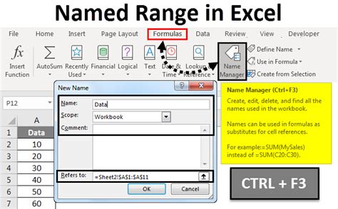 Create a Named Range in Excel