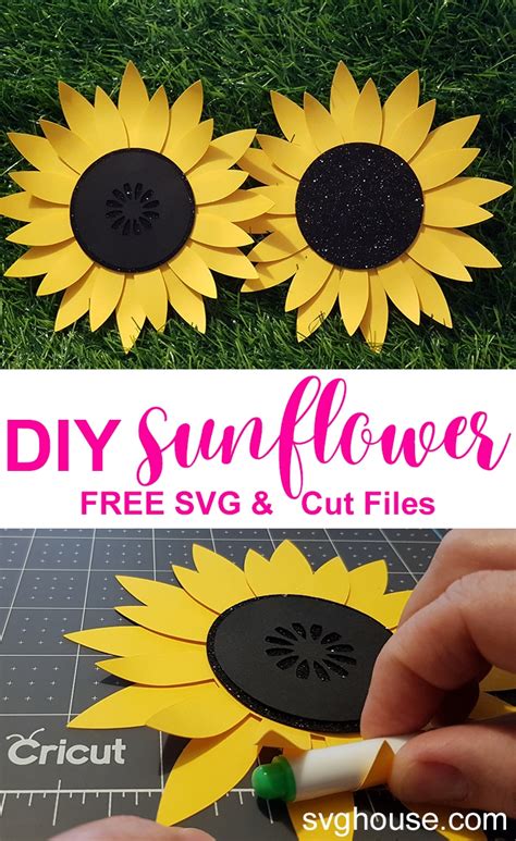 Create a Stunning 3D Sunflower with Your Cricut!