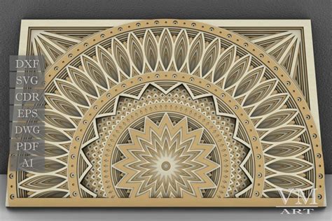 Create a Stunning Flower Mandala Design in Minutes with Layered SVG