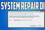 Create a System Repair Disc Windows 7