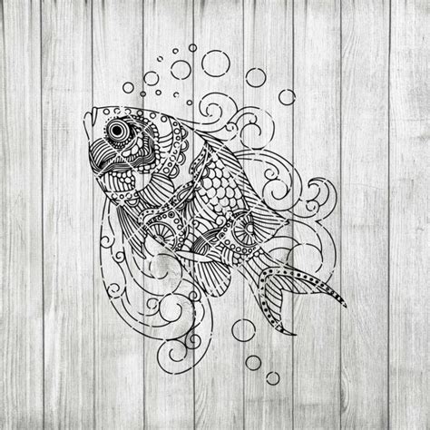 Create a Unique Fish Mandala with This Amazing SVG!