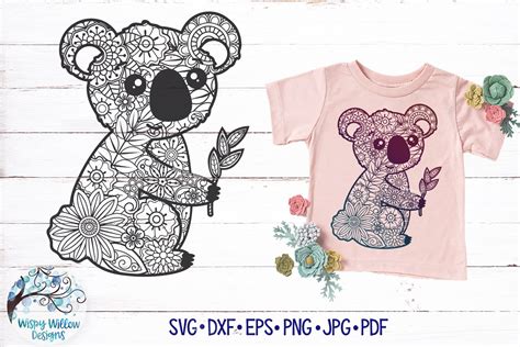 Create a Unique Koala Mandala in Minutes with SVG!