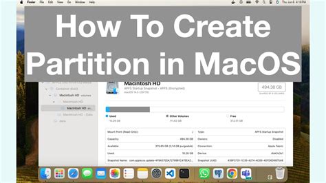 Create a partition on your Mac to test macOS 13