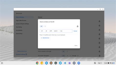 Create custom keyboard shortcuts on Chrome
