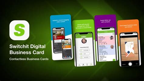 Create digital business card using Switchit App on iPhone