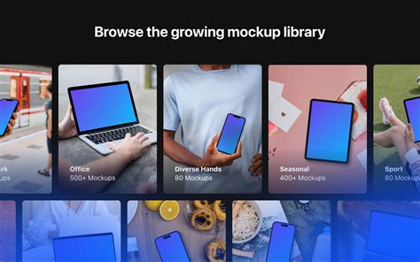 Create mockups with Mockuuups Studio for Windows