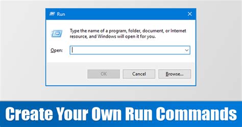 Create own run commands on all windows
