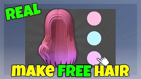 Create your own Hair! - Roblox