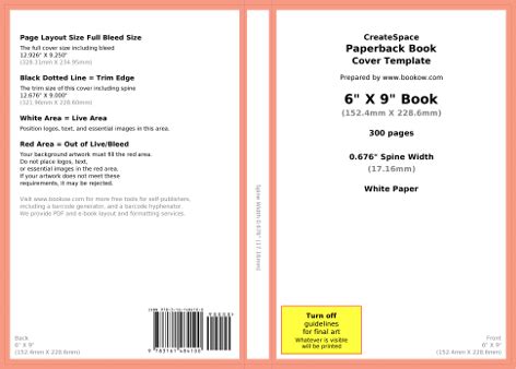 Createspace Book Cover Template