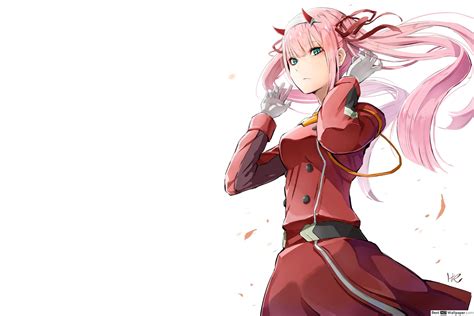 Creating Your Own Aesthetic Anime Wallpaper of Zero Two