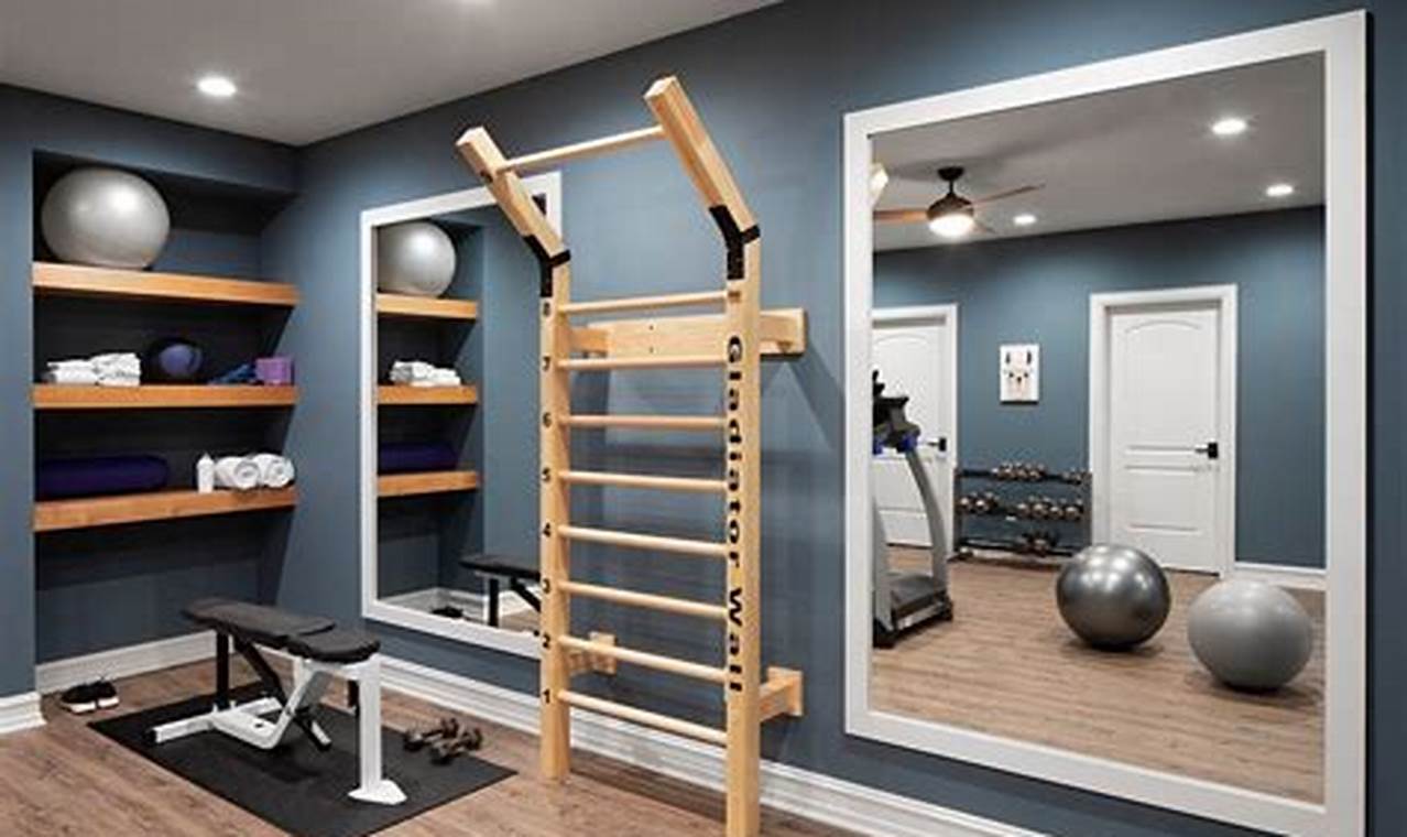 Creating a DIY home gym with exercise equipment and workout space