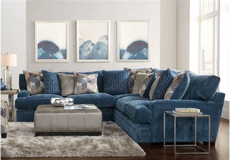 Navy Blue Sectional Sofa Design Options HomesFeed