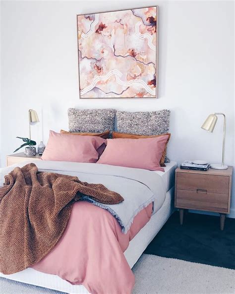 Go Inside An Actress's Glamorous Montreal Loft Feature wall bedroom