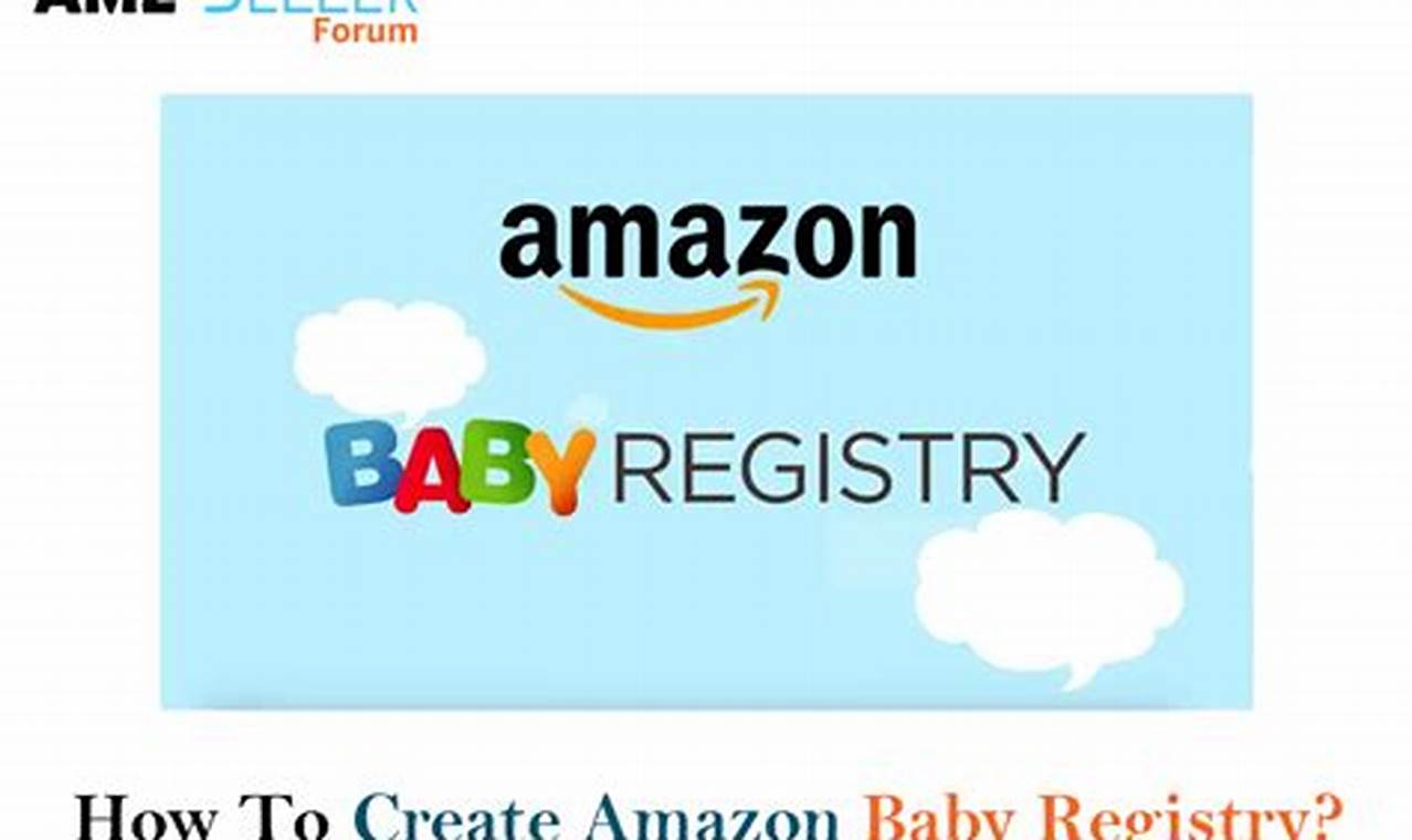 Creating a baby registry