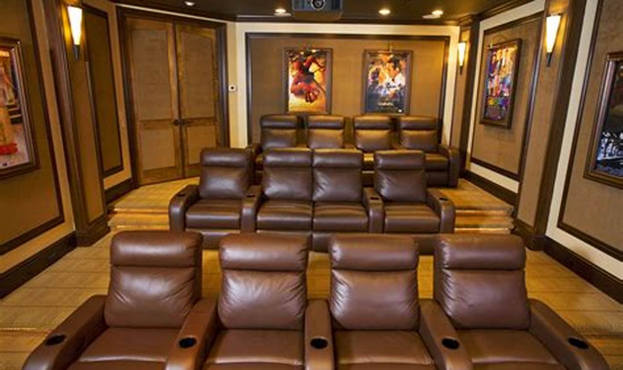 Creating a custom home theater with built-in seating
