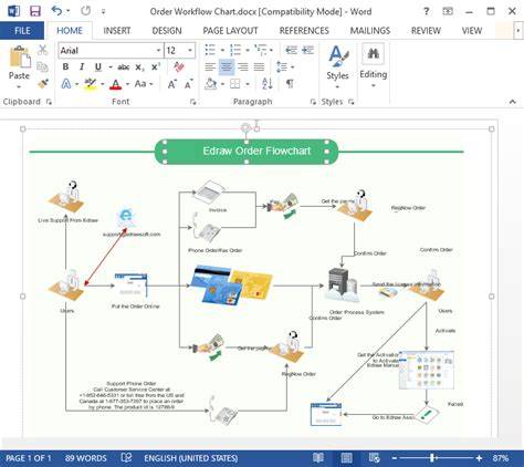Creating A Workflow Chart In Word