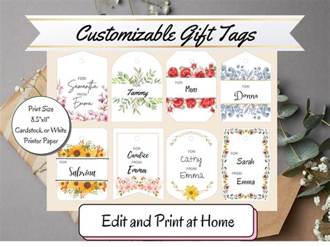 Creating Personalized Gift Tags and Cards