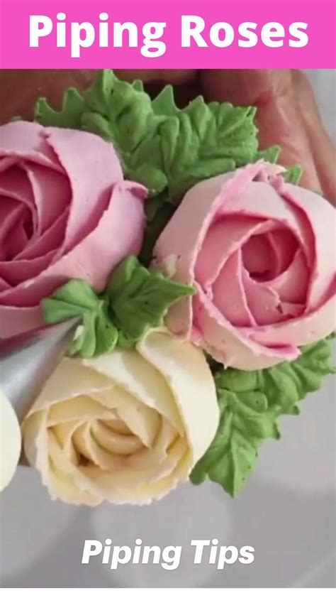 Creating Roses with Piping Tips