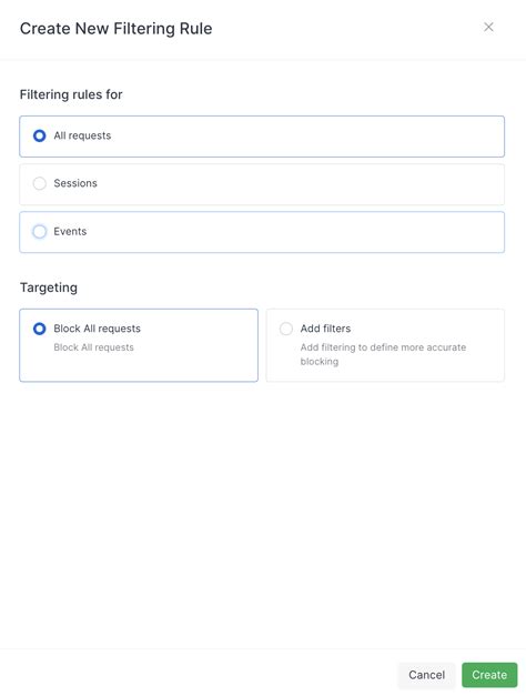 Creating Strict Filtering Rules
