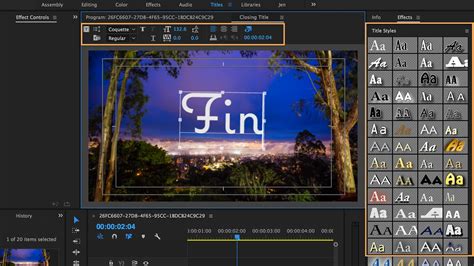 Creating Title Graphics in Premiere Pro