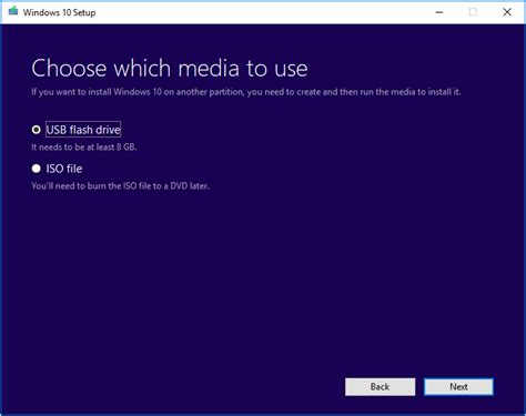 Media Instalasi Windows 10