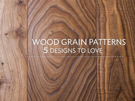 Creating Wood Grain Patterns