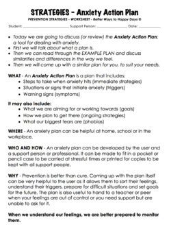 Creating Your Personalized Anxiety Action Plan