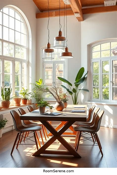 Creating a Dedicated Workspace in a Dining Room