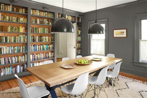 25 Dining Rooms and Library Combinations, Ideas, Inspirations Home