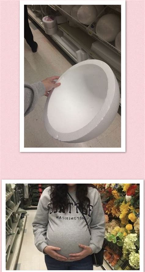 Creating a Fake Pregnant Stomach