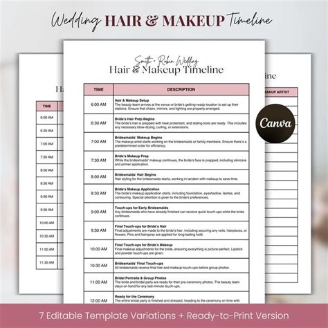 Creating a Hair Styling Schedule