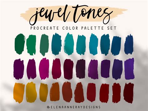 Creating a Jewel-Toned Color Palette