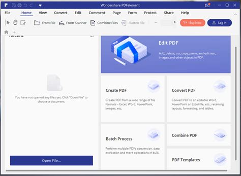 Creating a New PDF using PDFelement Pro