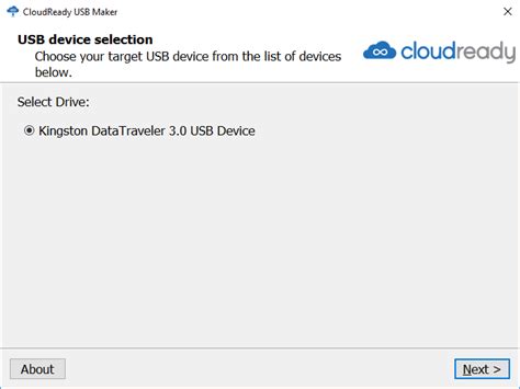 Creating the CloudReady Installation USB Drive