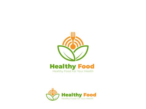 Creative Healthy Food Logo