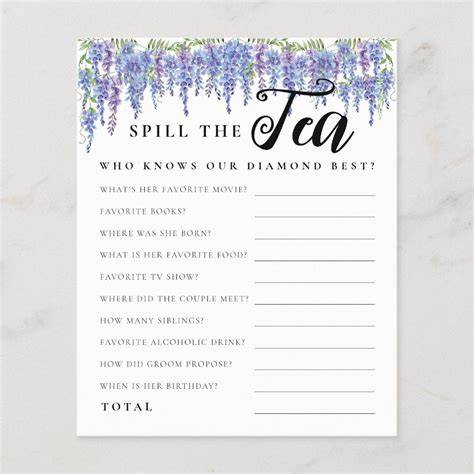 Creative Bridal Shower Games