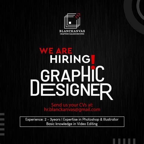Creative Calling Graphic Designer Needed for Dynamic Team!