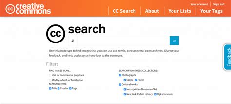 Creative Commons Search Engines