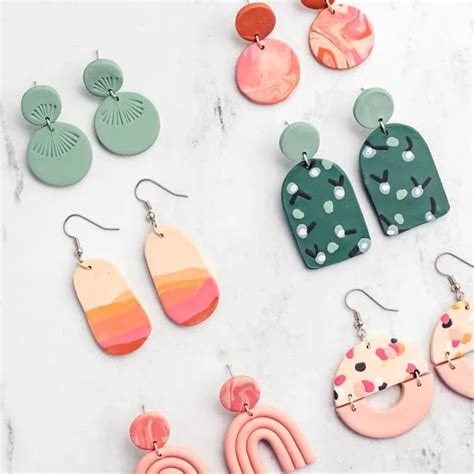 Creative Expression with Polymer Clay Earrings