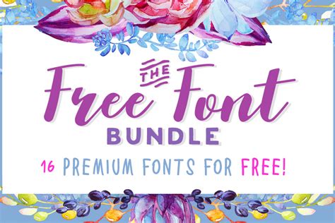 Creative Fabrica Free Font Bundle