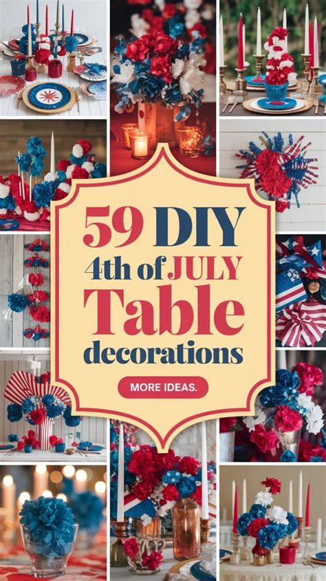 Creative Fourth of July table decor ideas