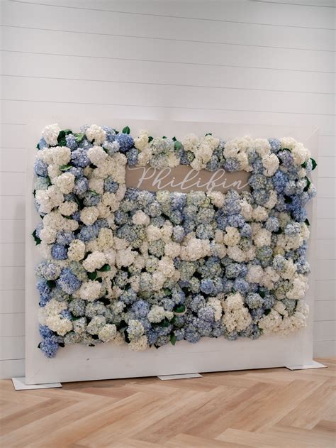 Creative Hydrangea Flower Wall Designs