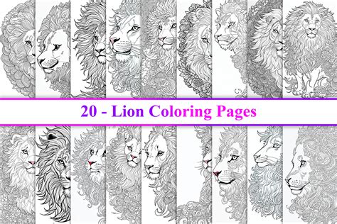 Creative Ideas for Lion Coloring