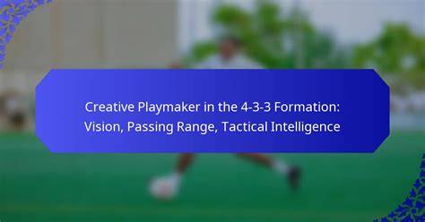 Creative Playmaking and Passing Vision