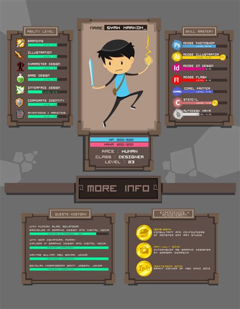 Creative Resume Game