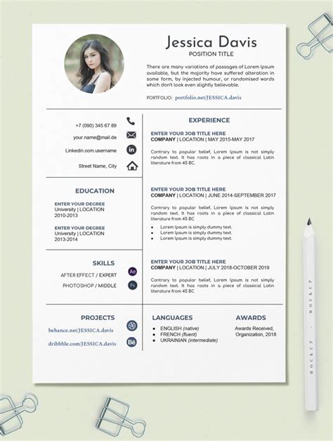Creative Resume Templates Google Docs
