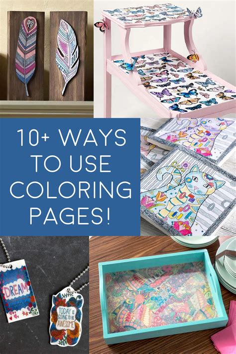 Creative Uses for Your Finished Coloring Pages