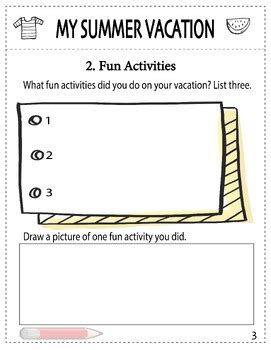 Creative Vacation Activity